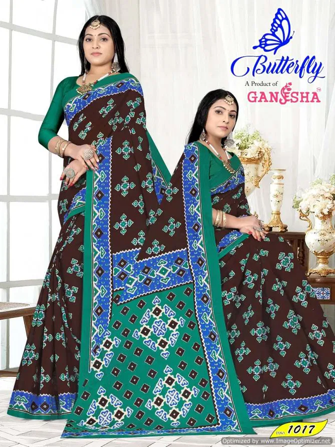 Butterfly Vol 1 By Ganesha Daily Wear Cotton Printed Saree Wholesale Price In Surat